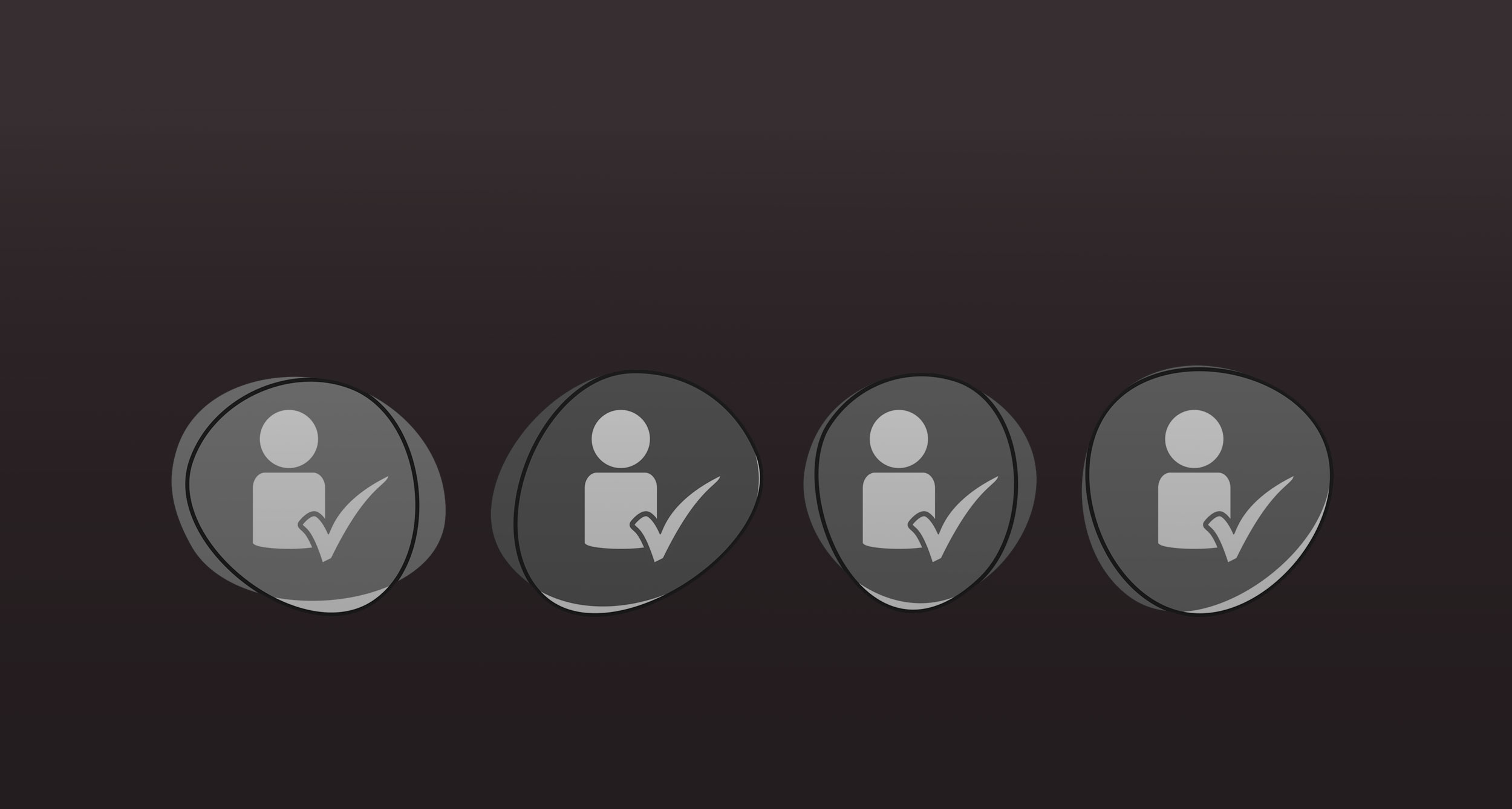 Fit & Proper Verifizierung, Personen-Icon mit Häkchen