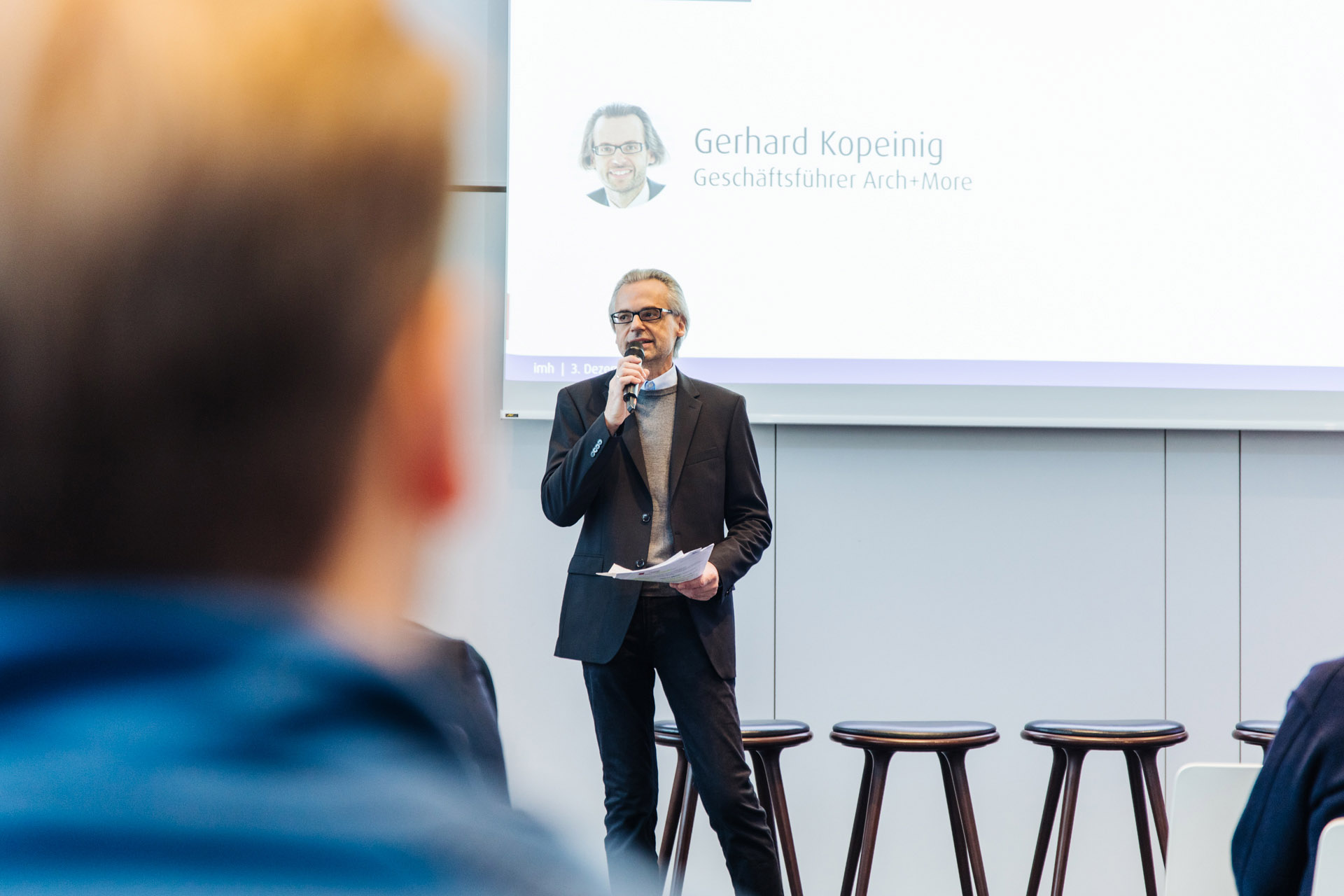 Impression vom FutureHub: Bau 2025 von imh