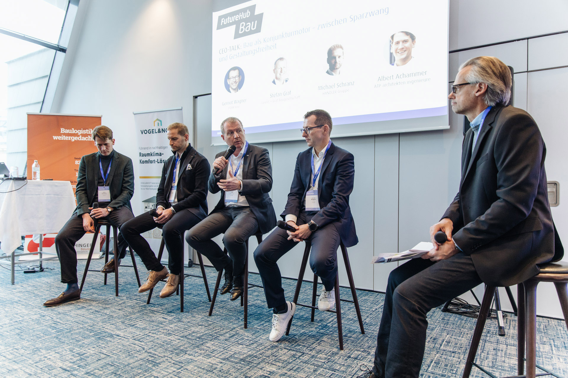 Impression vom FutureHub: Bau 2025 von imh